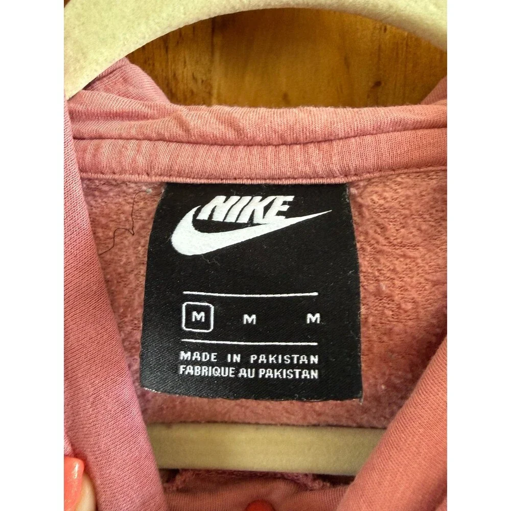 Nike Funnel Neck Pullover Hoodie Sz. Medium Pink
